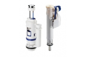 Сливная арматура для унитаза Timo Soli Geberit белый (SA-2001 (Geberit 01))