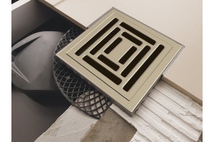 Душевой трап Berges Wasserhaus Zentrum Uno 15x15 см 090472 - 3