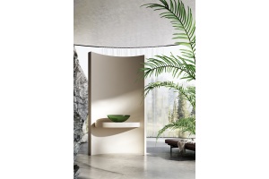 Раковина накладная прозрачная ABBER Kristall AT2802Emerald зеленая - 3