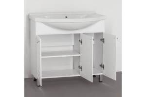 Тумба с раковиной Style Line Канна 90 белая - 2