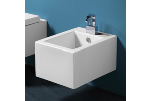 SIMAS Frozen Биде подвесное 38х51см, с 1 отв. под смеситель, цвет белый, без крепежа F85