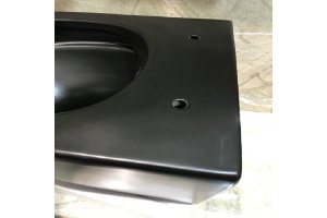 Унитаз подвесной Ceramalux черный, матовый (2197MB) - 3