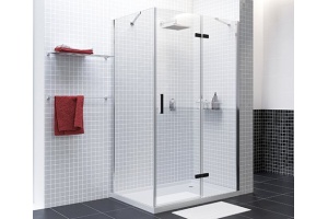 Душевой уголок Wasserkraft Aller 10H06RB black matt, 120x80 см - 3