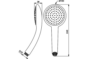 Душевая лейка Vidima Fresh (BA209AA) - 2