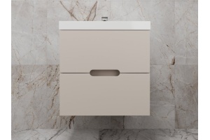 Тумба под раковину Style Line Матис 60 подвесная бежевый