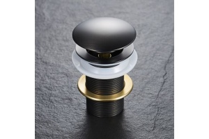 Донный клапан Black&White Universell черный