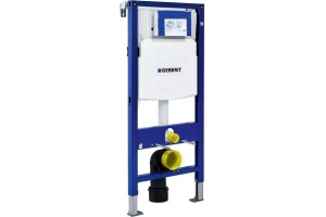 Комплект Система инсталляции для унитазов Geberit Duofix UP320 111.300.00.5 + Чаша для унитаза подвесного Roca Meridian 346247000 + Кнопка смыва Geberit  - 2
