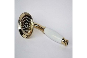 Смеситель для ванны Magliezza Grosso bianco золото (50119-4-do) - 2