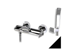 Смеситель для ванны Webert Wolo черный матовый (WO850101564)