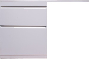 Тумба для комплекта Style Line Даллас 68 Люкс Plus напольная, белая - 2