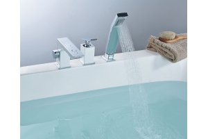 Смеситель Lemark Contest LM5845CW на борт ванны - 3