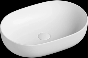 Раковина накладная Ceramica Nova Element 60х41.5 белый-матовый
