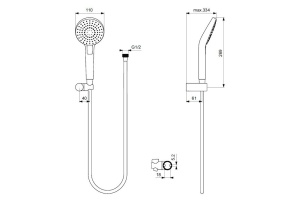 Душевой гарнитур Ideal Standard IdealRain хром - 2