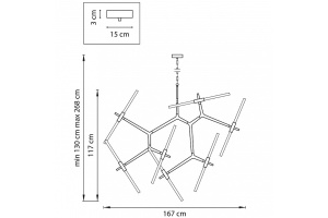 Подвесная люстра Lightstar Struttura 742143 - 3