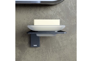 Мыльница IDDIS Slide матовое стекло, графитовый SLIGMG0i42 - 2