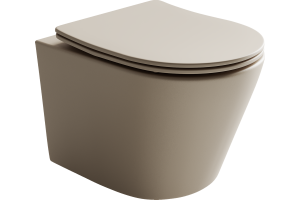 Унитаз подвесной Ceramica Nova Balearica Rimless CN6000MC капучино матовый