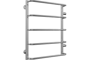 Водяной полотенцесушитель Terminus Стандарт П5 500x696 Хром боковое подключение - 2