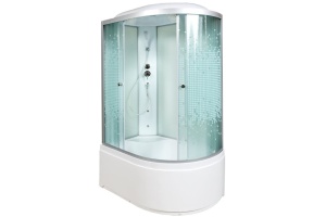 Душевая кабина DETO L920LGM с высоким поддоном, с сиденьем - 2