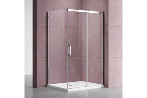 Душевой уголок Vincea Dice 150х90 профиль хром стекло прозрачное