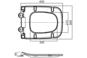 Сиденье для унитаза BelBagno Sela белый (BB3201SC) - 3