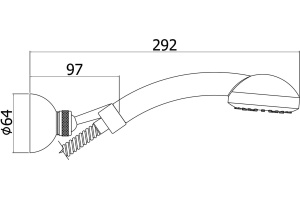 Душевой гарнитур Paffoni Trieste Bis ZDUP082CR - 2