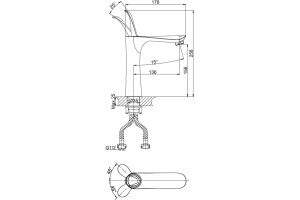 Смеситель для раковины D&K DA1032659 - 3