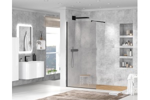 Душевая перегородка Cezares Liberta-L-1-120-GR-NERO - 2