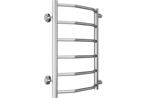 Водяной полотенцесушитель Terminus Виктория П6 400x600 Хром боковое подключение - 2