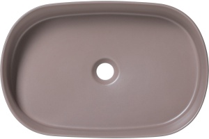 Раковина Allen Brau Fantasy Oval 55x36, коричневая - 3