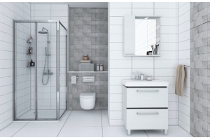 Душевой уголок AQUATON Prima 80х80 см со смесителем Roca Victoria - 2