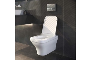 Унитаз подвесной Berges Strati белый с сиденьем микролифт - 3