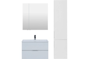 Зеркало-шкаф Aquanet Алвита 80 белый - 2