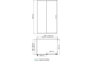 Душевой уголок Wasserkraft Main 41S10 - 3