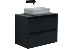 Тумба под раковину Allen Brau Fantasy 80 черный матовый - 2