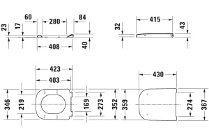 Крышка-сиденье Duravit Happy D.2 0064591300 - 3