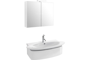 Мебель для ванной Jacob Delafon Presquile 100 белый лак, 1 ящик