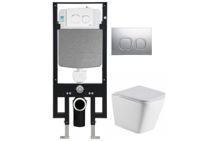 Комплект Weltwasser AMBERG 497 + GELBACH 004 GL-WT + AMBERG RD-MT CR (10000006601)