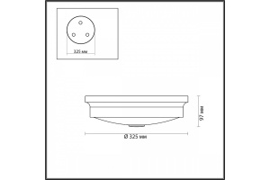 Настенно-потолочный светильник Odeon Light Walli Marsei 4824/3C - 3
