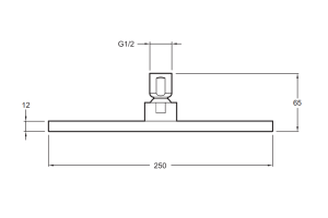 Верхний душ Jacob Delafon Katalyst E13696-CP - 2