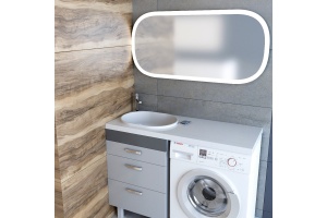 Раковина STWORKI Bruks RBS120L на стиральную машину - 3