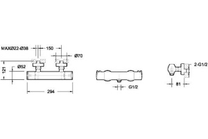 Термостат Bravat Nizza F9353387CP-01-RUS для душа - 2