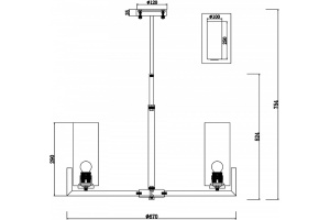 Подвесная люстра Maytoni Fortano MOD089PL-06BS - 2