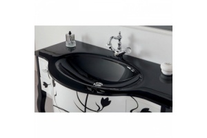 Столешница в ванную комнату Cezares Royal palace 110 Nero Marquinia (RP/M3)