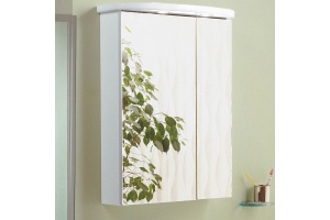 Зеркало-шкаф Aquaton Норма 65 с подсветкой белый - 3