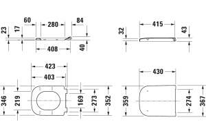 Крышка-сиденье Duravit Happy D.2 0064590000 с микролифтом - 3