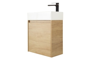 Тумба с раковиной Belbagno Kraft Mini 50 R светлое дерево - 3