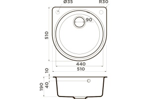 Мойка кухонная Omoikiri Akegata 51 бежевая - 3