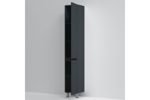 Шкаф-пенал AM.PM Gem S 30 R, напольный, графит матовый - 3