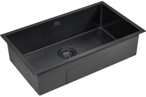 Мойка кухонная Paulmark Koher 74 темный хром - 2