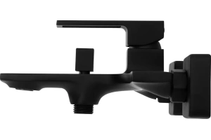 Смеситель для ванны с душем BelBagno Luce черный матовый (LUC-VAS-NERO) - 2